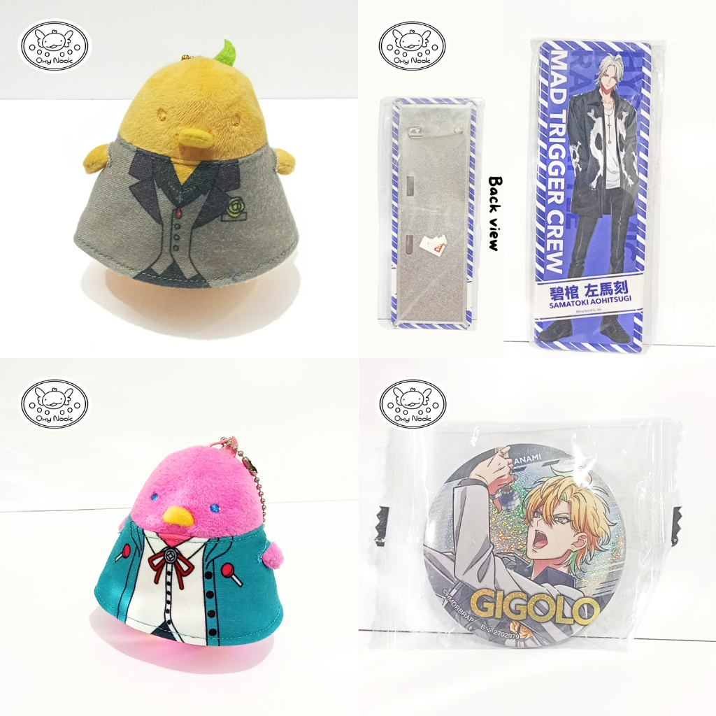Hypnosis Mic Hypmic Official Merch Chun Colle & Can Badge Ramuda, Hifumi, Samatoki