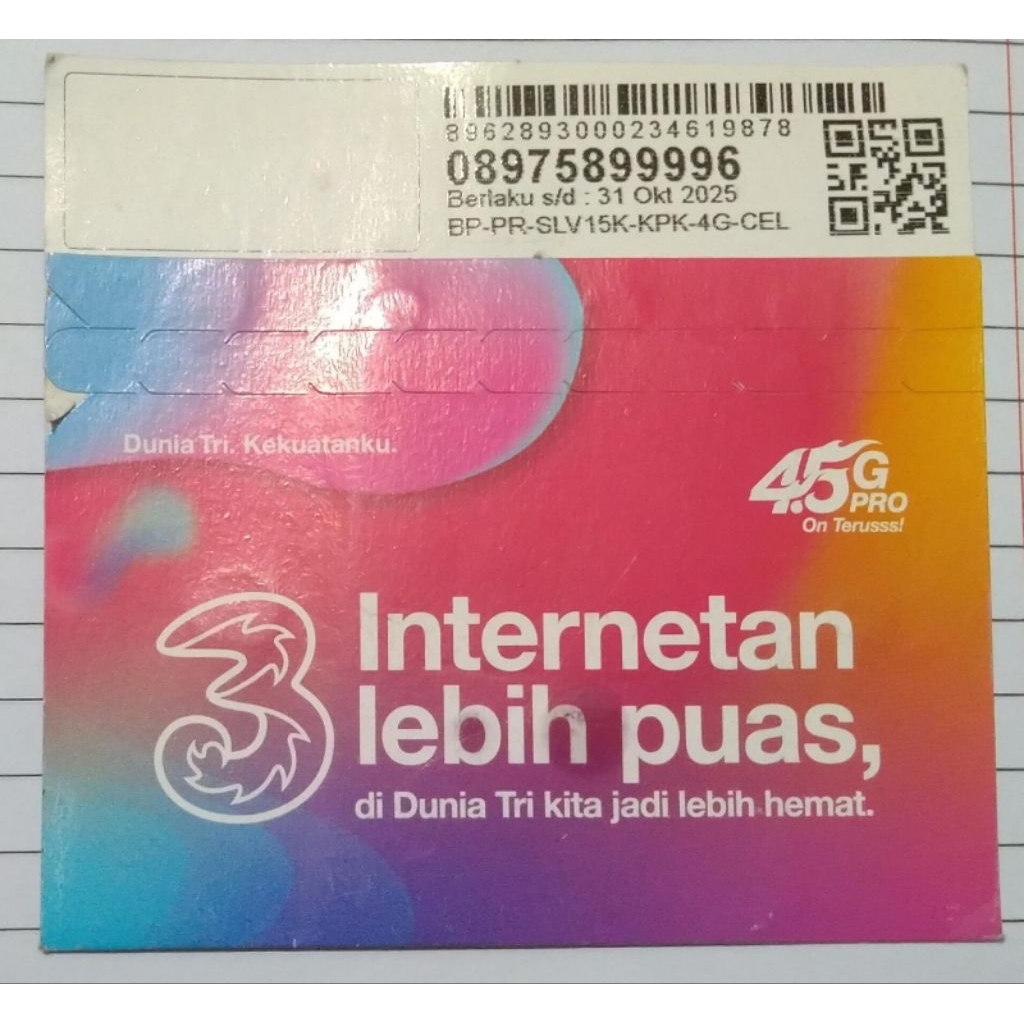 perdana tri nomor cantik nomor bagus 0897.58.9999.6