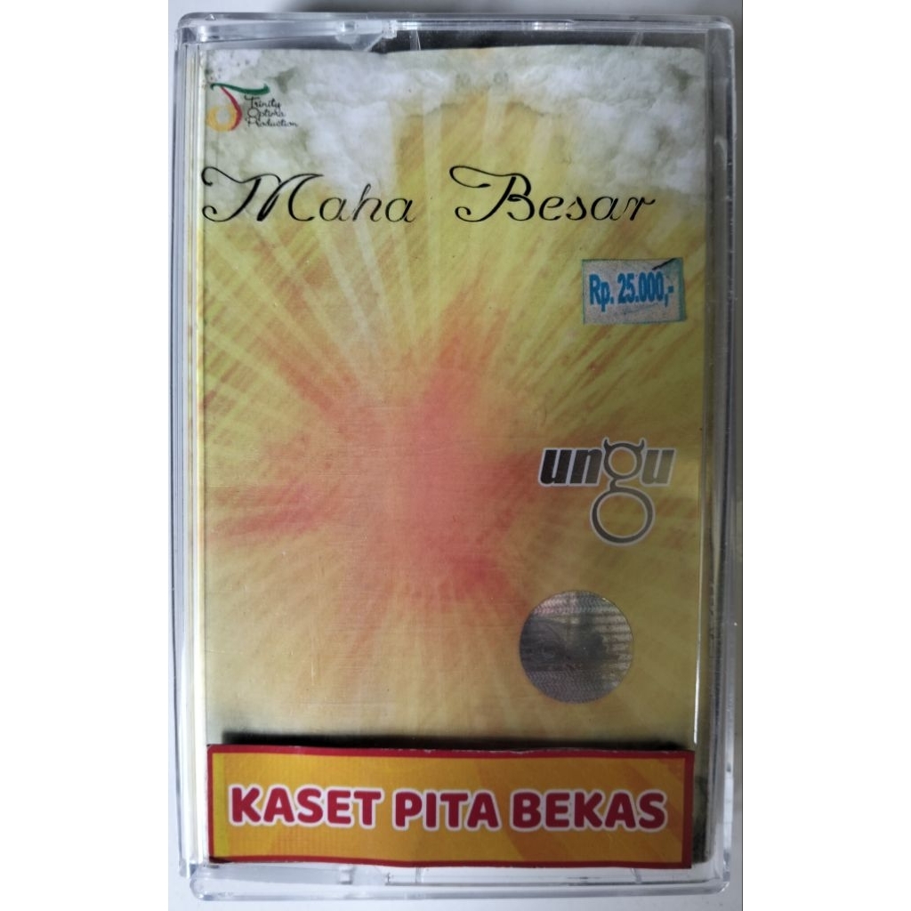 kaset pita bekas pop ungu band album religi maha besar