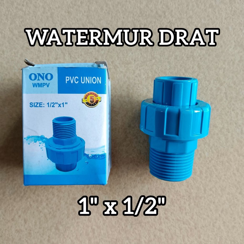 WATERMUR DRAT LUAR 1" X 1/2" ONO / WATERMOOR DRAT LUAR ONO 1/2 X 1 INCH