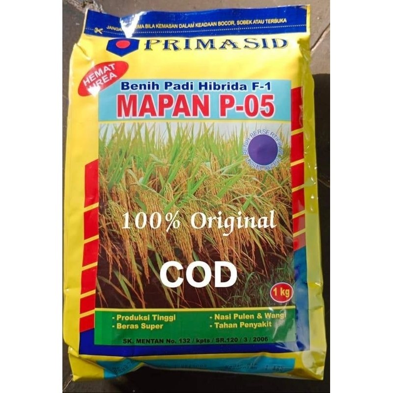 Bibit Padi Hibrida Mapan 05 Original Pulen 100%
