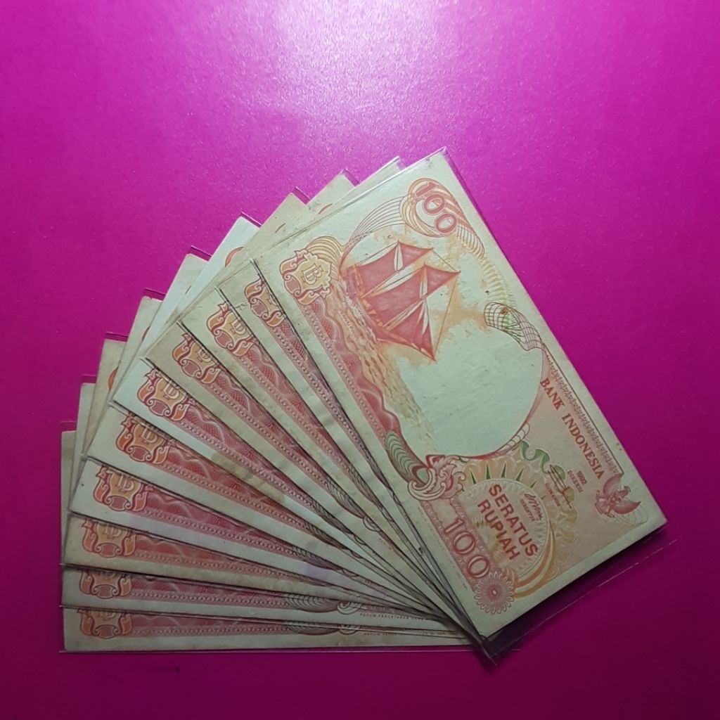 Uang kuno 100 rupiah pinisi 1992