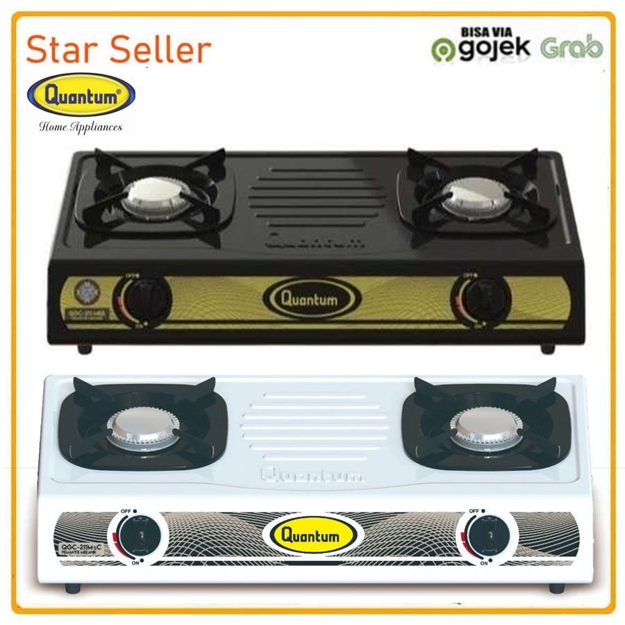 Quantum Kompor Gas 2 Tungku Stainless 2025