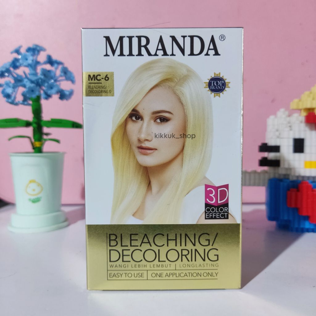 Semir/ Pewarna Rambut Miranda Bleaching Decoloring MC-6 Original Bpom