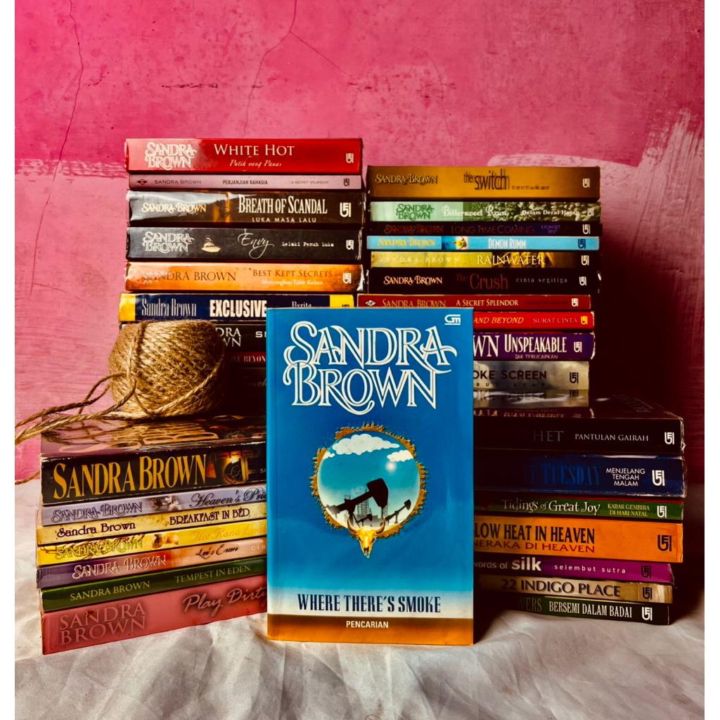 OBRAL NOVEL SANDRA BROWN BEKAS KOLEKSI PRIBADI - OBRAL NOVEL ROMANCE