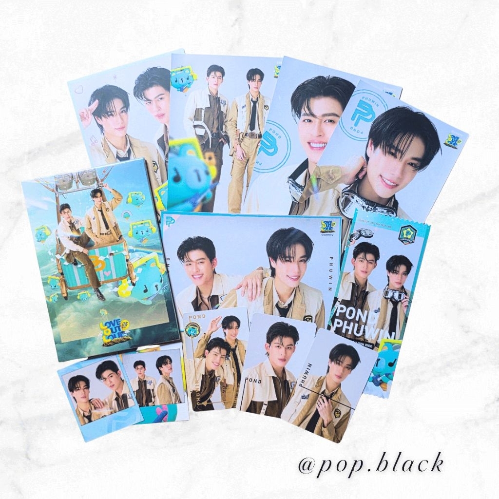 MINI PHOTO SET PONDPHUWIN LOVE OUT LOUD FAN FEST 2025 || COLLECTION PHOTOCARD GMMTV || MERCHANDISE O