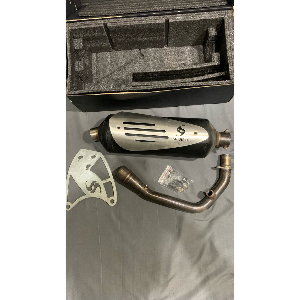 knalpot vespa matic shijiro standar racing