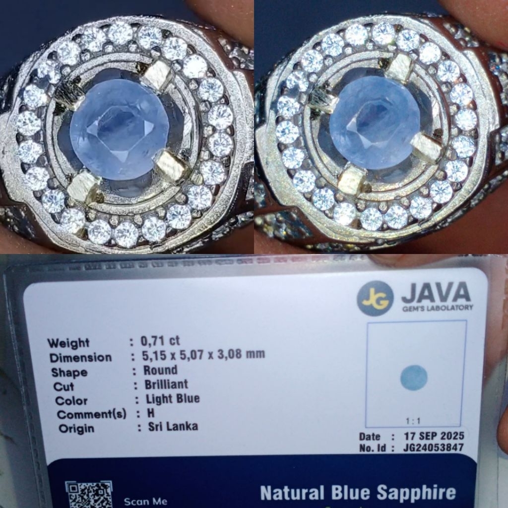 Natural Blue Sapphire Srilangka