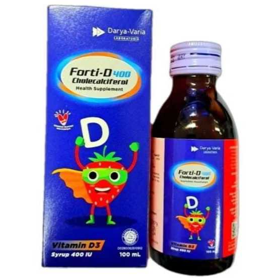 FORTI D SYRUP 400 IU 100 ML - Vitamin Anak D3 400IU