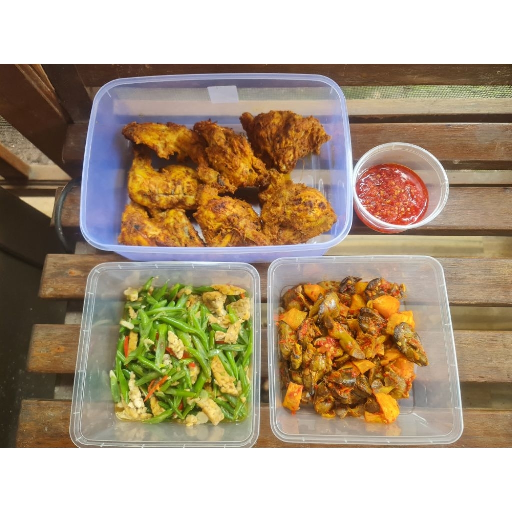 katering rumahan mingguan (5hari) utk 5 porsi