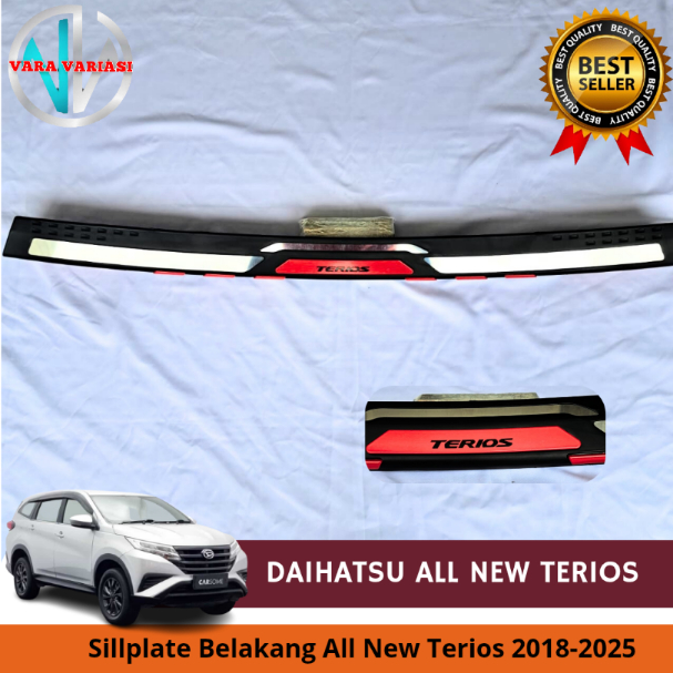 Sillplate Injakan Belakang Mobil Terios 2018 - 2025 Non LED