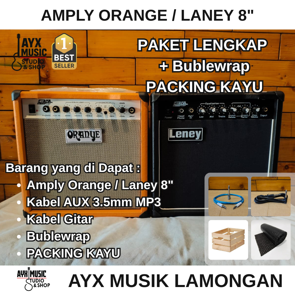 LANEY / ORANyE Amply 8" | Amply Gitar 8" Free Kabel