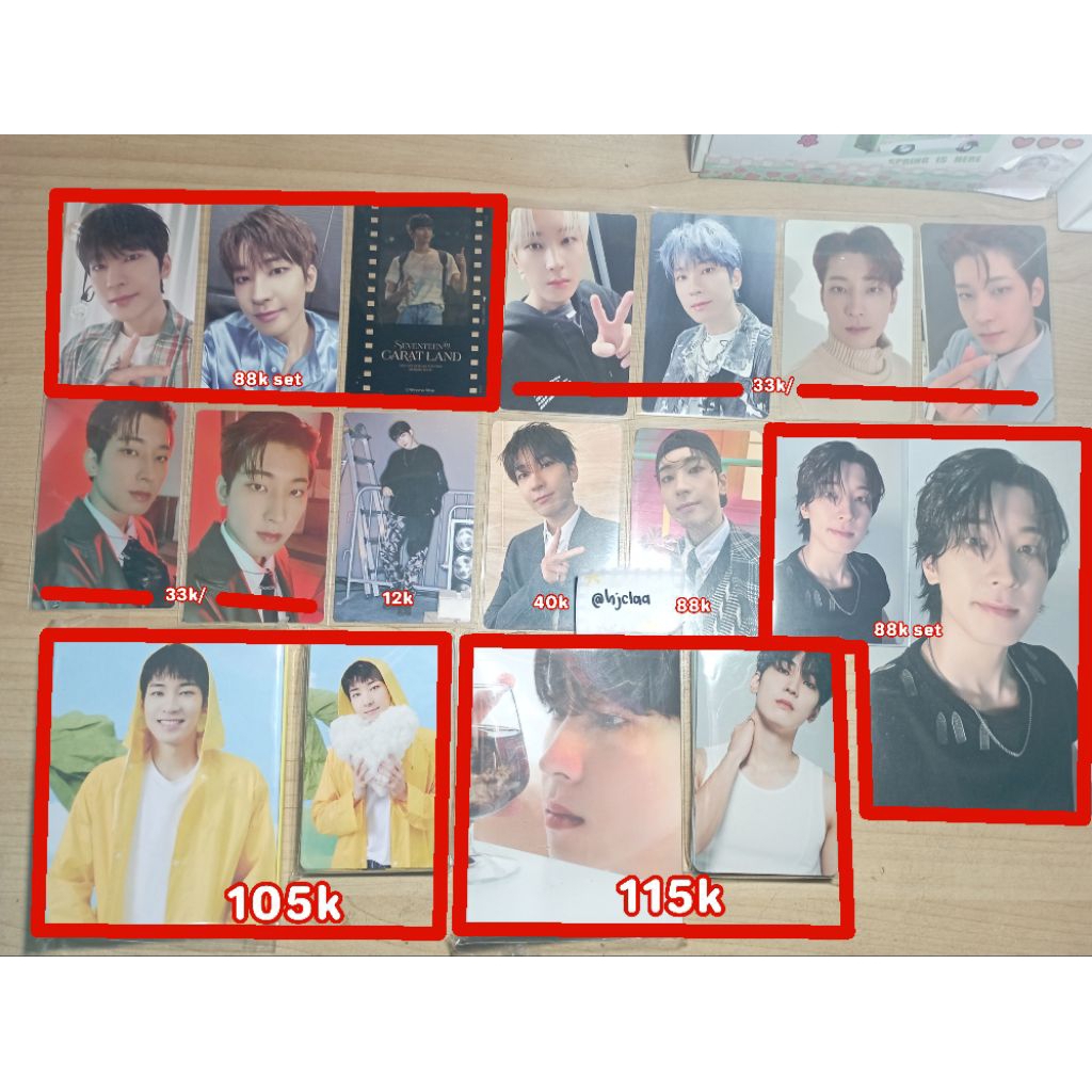[READY] PHOTOCARD POSTCARD BINBOOK SEVENTEEN WONWOO