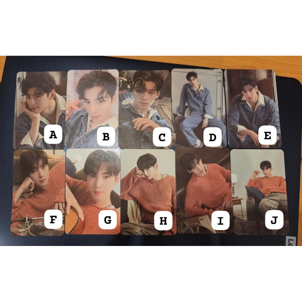 Cha Eunwoo Starry Caravan Tin Case Photocard