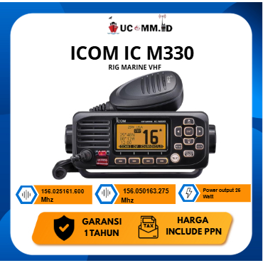 ICOM IC M330 Icom IC M 330 RADIO RIG MARINE VHFRadio kapal Icom ORIGINAL