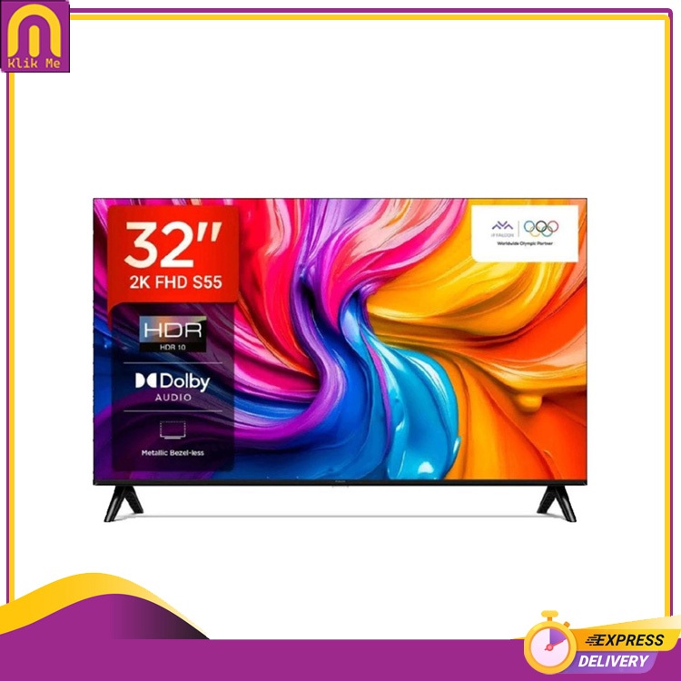 TCL TV 32S55 32 INCHI DLED LED SAMRT TV GOOGLE TV S55