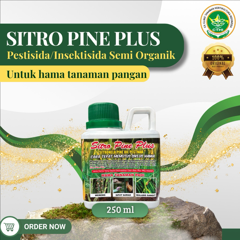 PESTISIDA/INSEKTISIDA Nabati Organik Ramah Lingkungan Pembasmi Hama Wereng Walang Sangit Kutu - SPP 