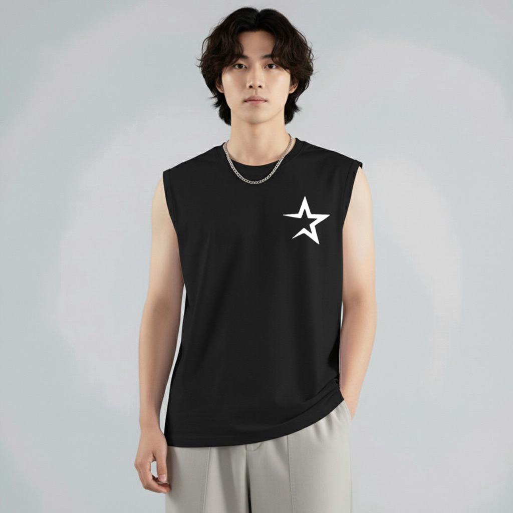 Singlet Pria STARWORD - Singlet Pria Distro Keren - Kaos Gym Santai