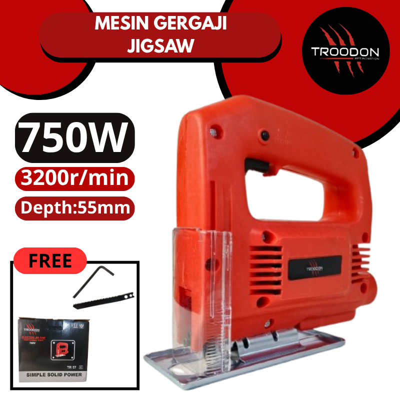 Mesin Jigsaw Modern Gergaji Kayu Super Tajam Mesin Potong Kayu Chainsaw Gergaji Listrik Kabel