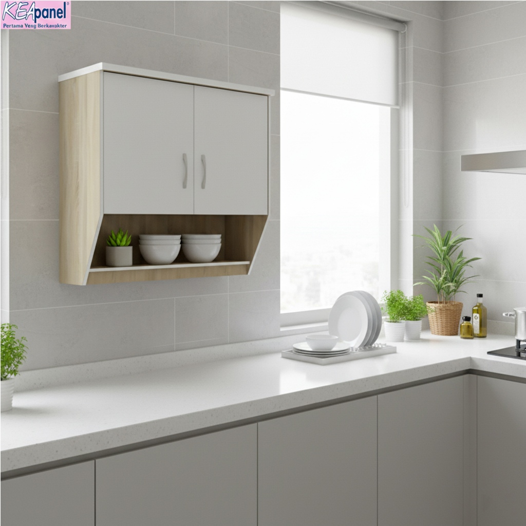 Kea Panel Official Store - Kitchen Set Minimalis / Rak Dapur Atas / Lemari Dapur Atas Minimalis Mode