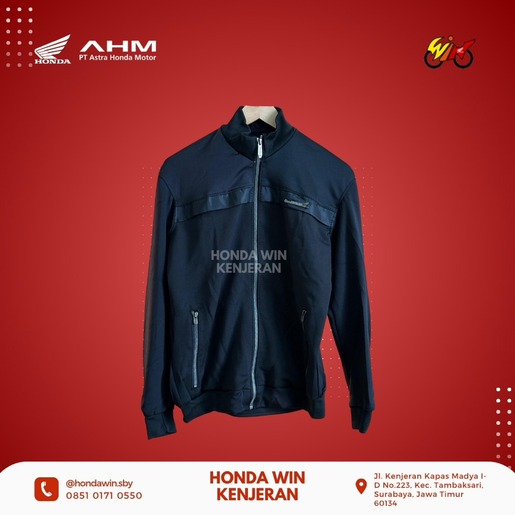 Jaket Sepeda Motor Beat Honda ASLI One Heart hitam