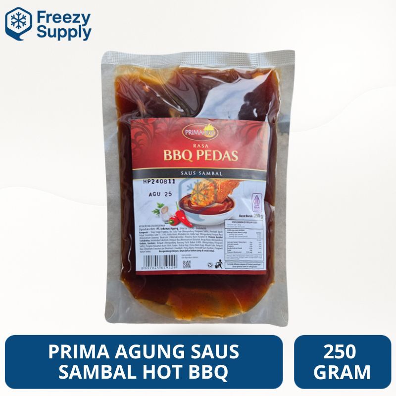 Prima Agung Saus Sambal Hot BBQ 250 Gram