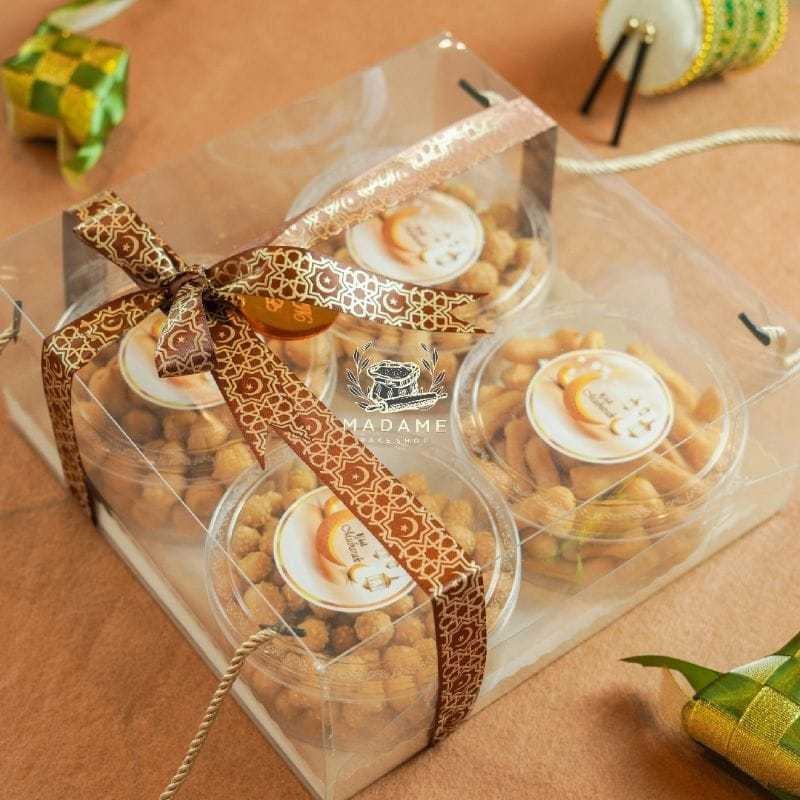 Box Mika JUMBO 28x28x12Cm/26x26x12Cm/25×25×12 Cm /Box Mika Kotak / Kotak Kue Mika