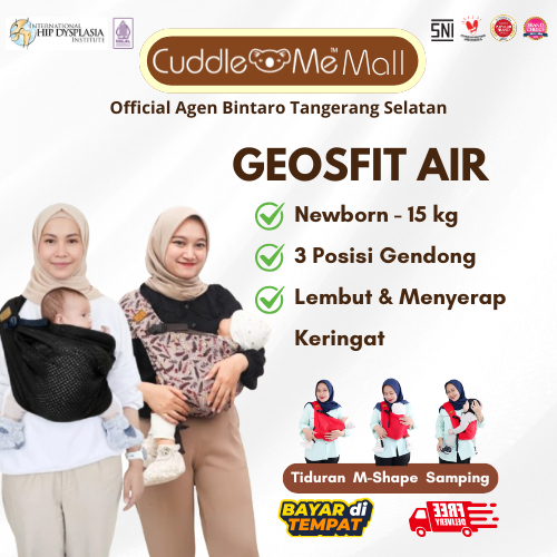 Gendongan Bayi Newborn Cuddle Me Geos Instan Premium Kado Baby Laki Perempuan Lahiran