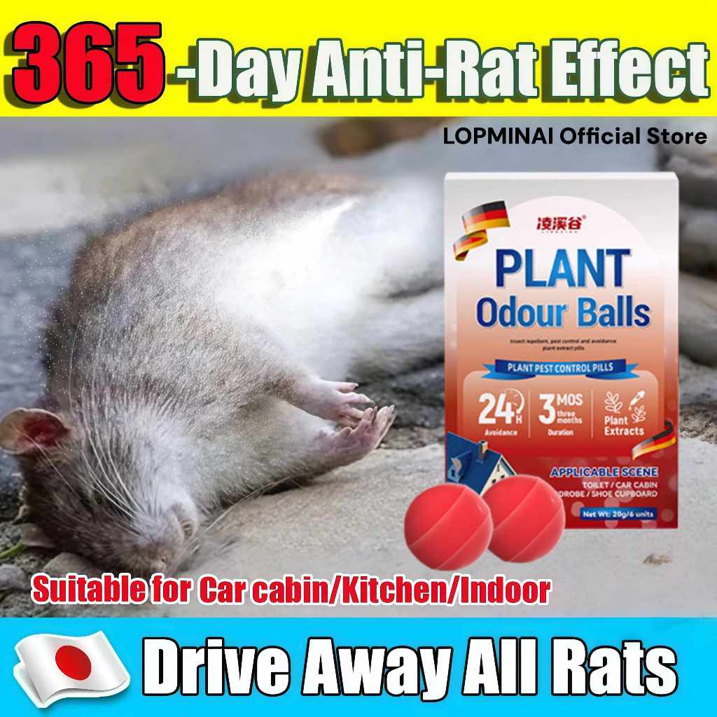 Kamper pengusir tikus dan kecoa 6pc anti tikus untuk rumah Mobil paling ampuh