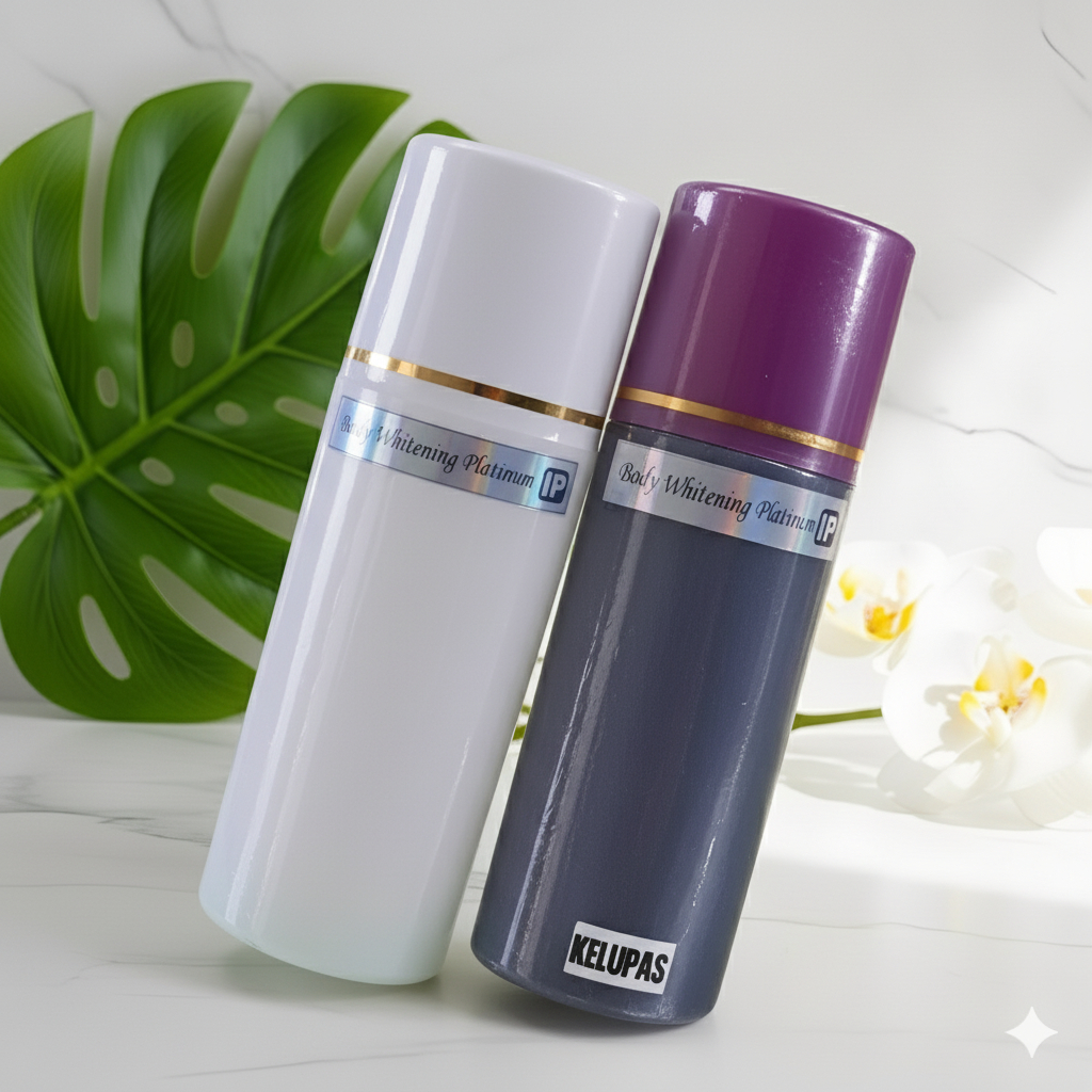 HB body platinum kelupas dosis tinggi (pemutih badan pengelupasan ) HB KELUPAS isi hb siang dan hb m