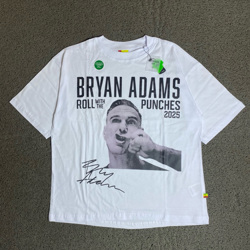 TSHIRT KAOS OVERSIZE MCF SUPPLY CO ORIGINAL Bryan Adams