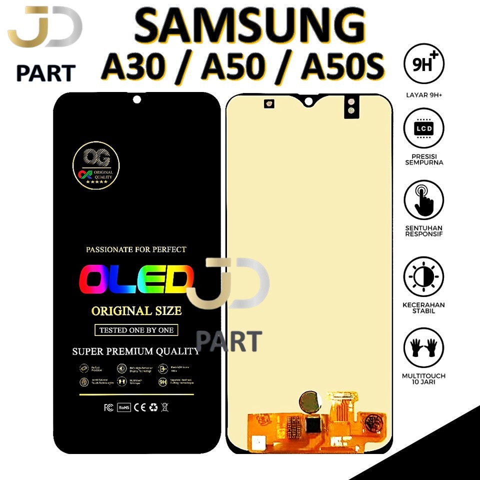 LCD TOUCHSCREEN SAMSUNG GALAXY GALAXY A30 / A50 / A50S ORIGINAL 100% FULLSET