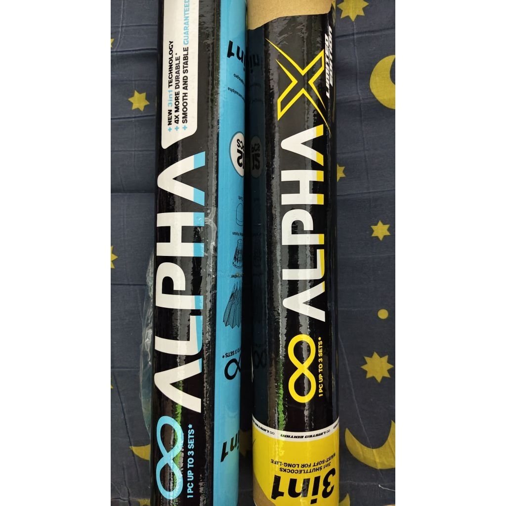 shuttlecock bekas 3in1 alpha x, alpha dll..