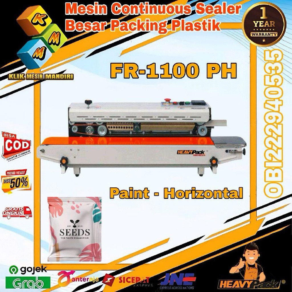 Mesin sealer continuous band sealer FR-1100 PH Heavypack