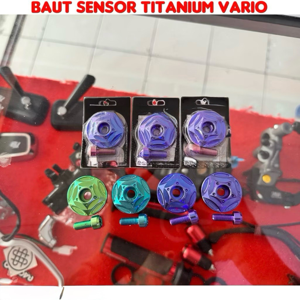 BAUT TITANIUM SENSOR KOIN TITANIUM IDLING STOP VARIO 125/150 ALL NEW