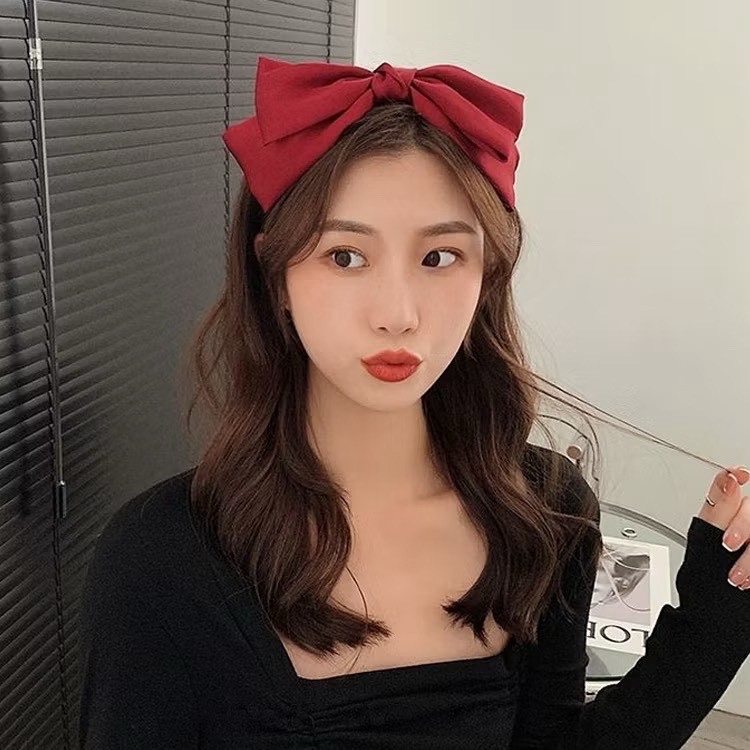 bando pita besar satin piju bando korea pita kain