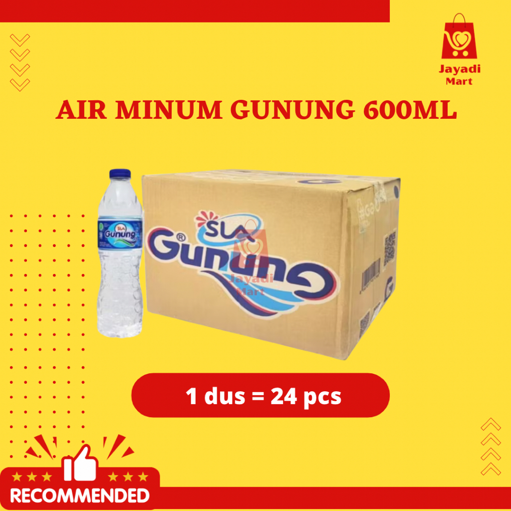 [DUS] AIR MINUM MERK GUNUNG TANGGUNG 600ML INSTANT ONLY