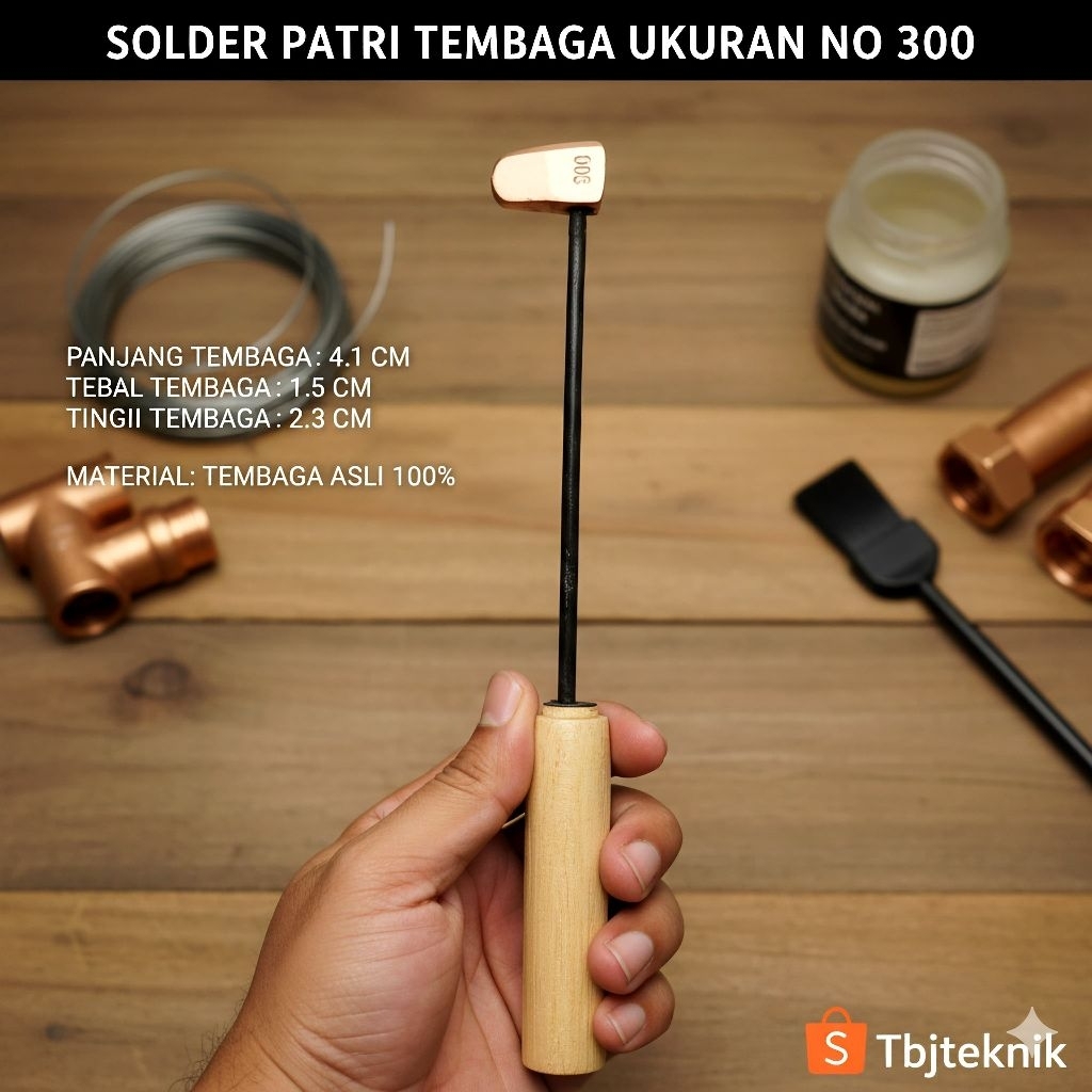 solder patri bakar tembaga no. 300