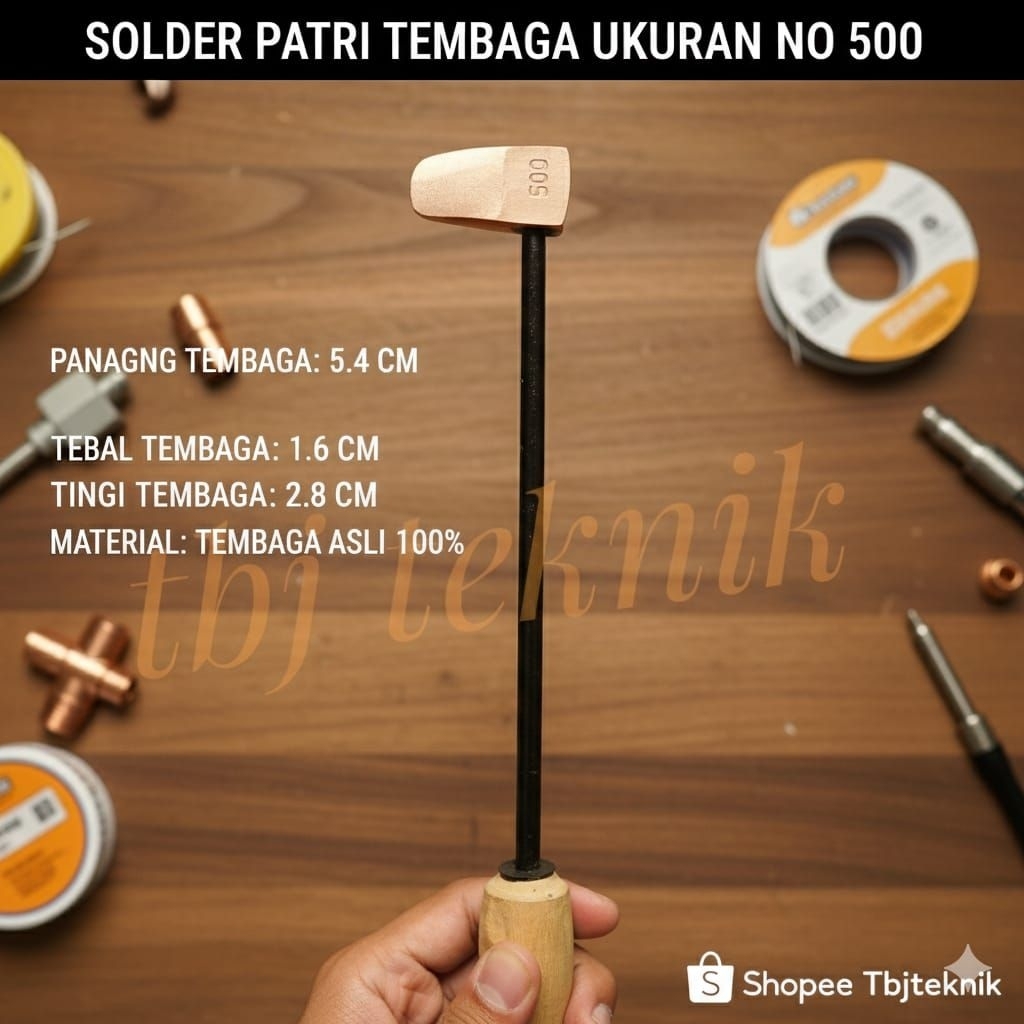 solder patri bakar tembaga ukuran no. 500