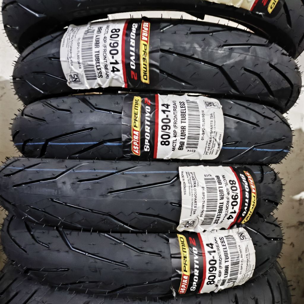 Ban Aspira Premio Srpotivo 2 Ring 14 90/90-14 90/80-14  80/90-14 140/70-14 150/70-14 Ring 14 Aspira