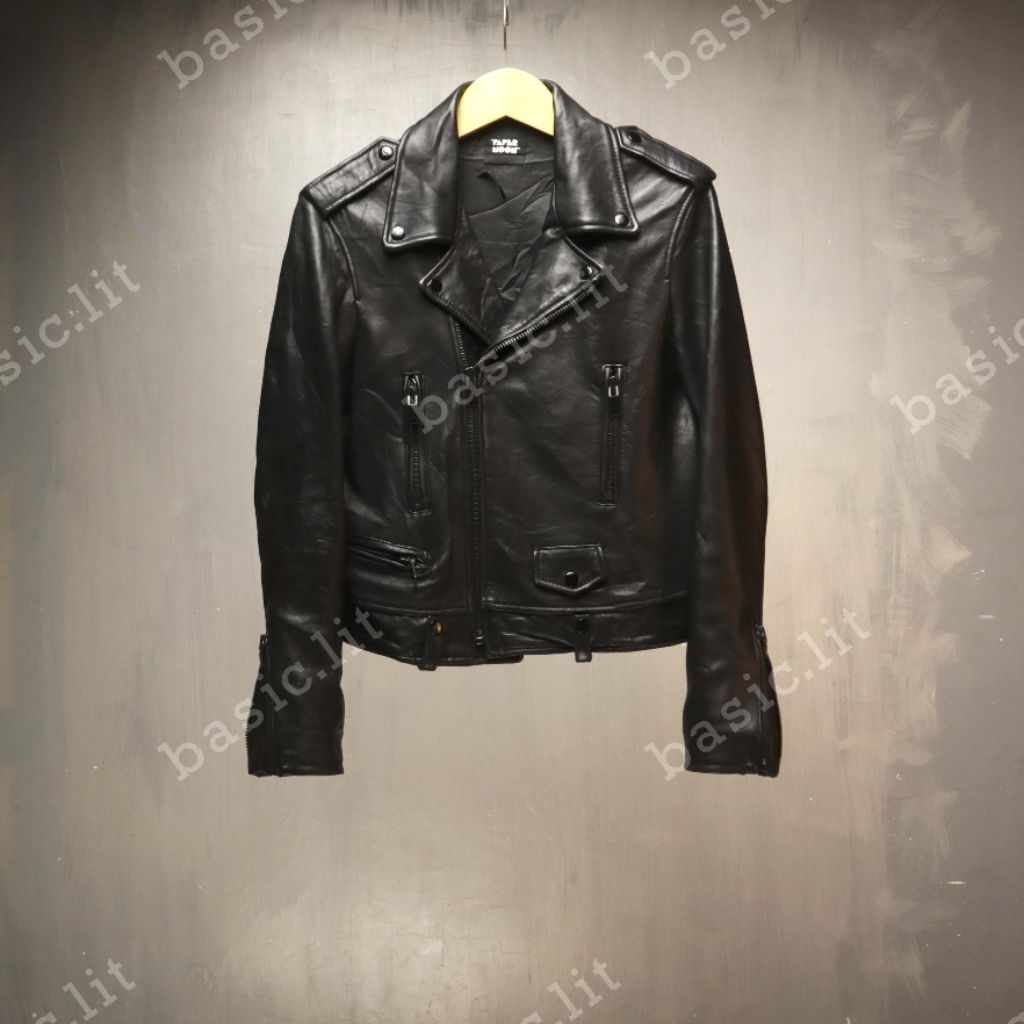 Papermoon ramones biker leather jacket