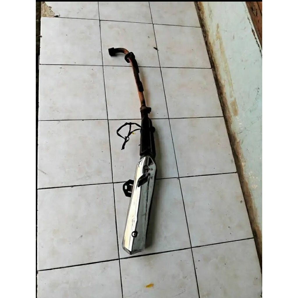 knalpot ori standar Yamaha Vega ZR PNP Vega new seken original copotan