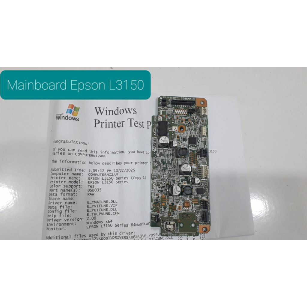 mainboard Epson L3150 Logic board