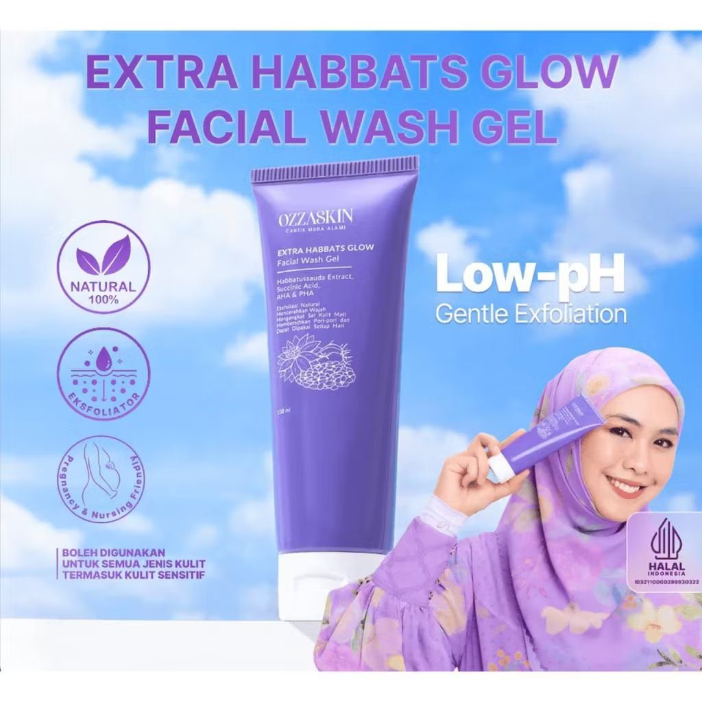 OZZASKIN Facial Wash Anti Dark Spot Brightening By Oki Setiana Dewi