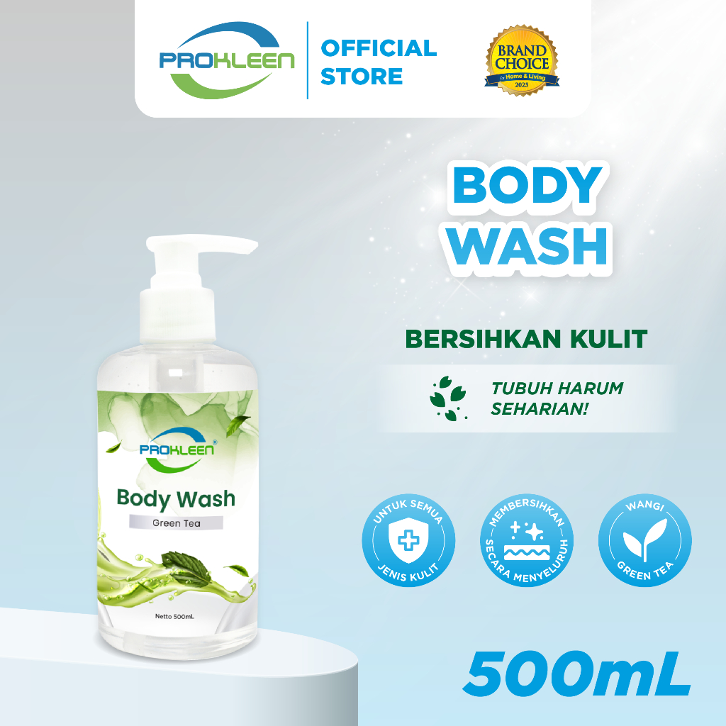PROKLEEN Sabun Mandi Bath & Body Wash Foam 500mL