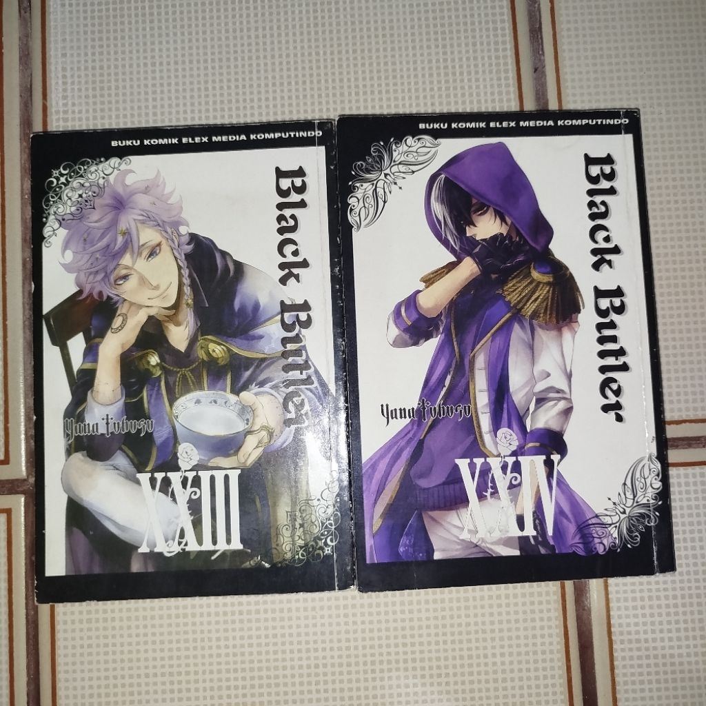 Komik Black Butler vol 23 24 set kolpri