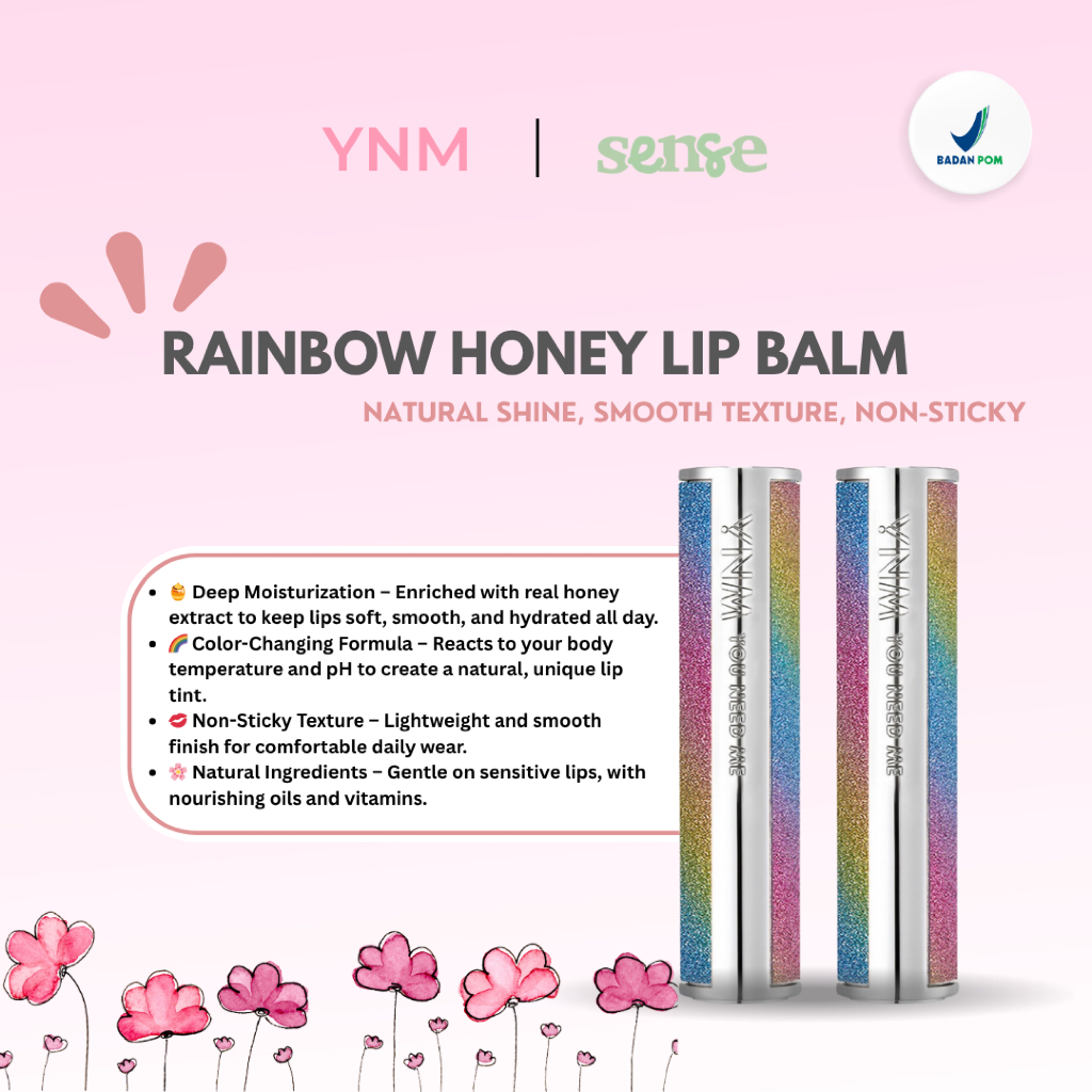 YNM Rainbow Honey Lip Balm