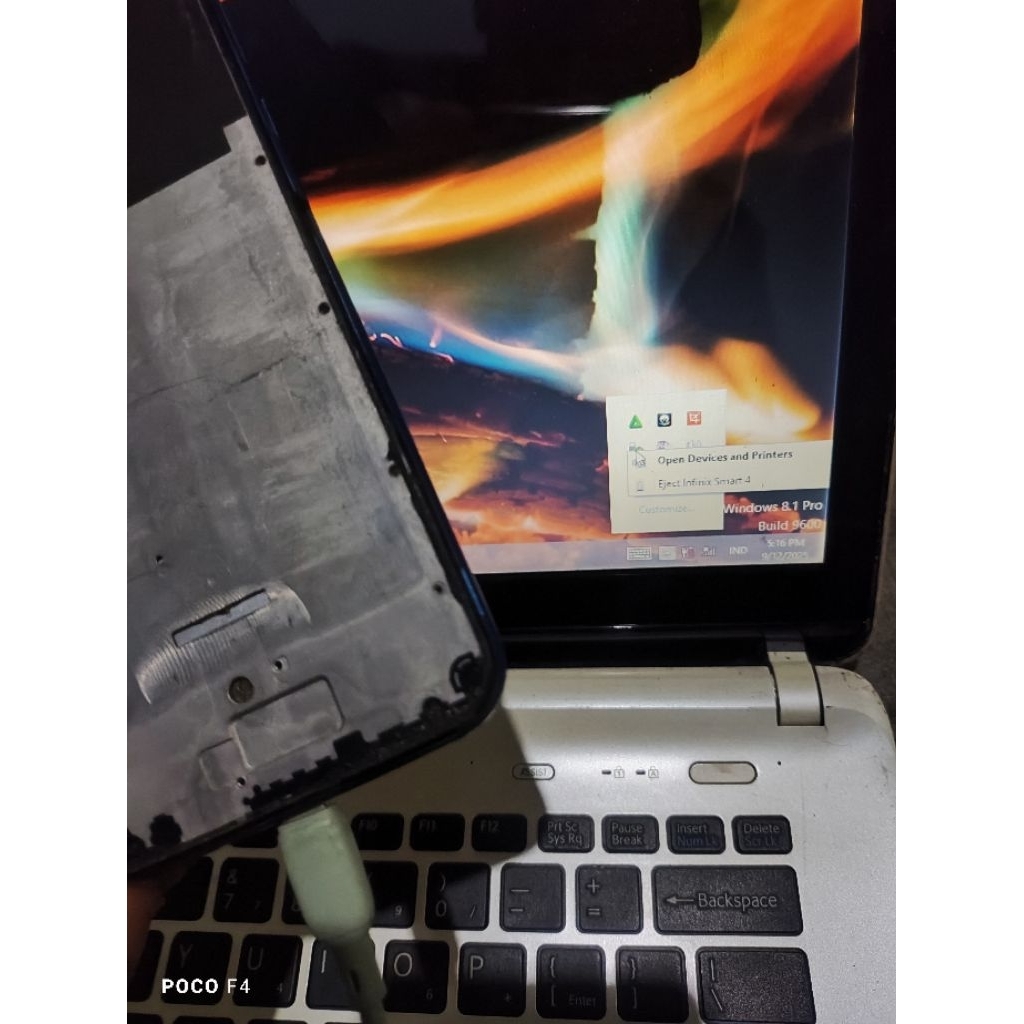 infinix smart 4 minus lcd