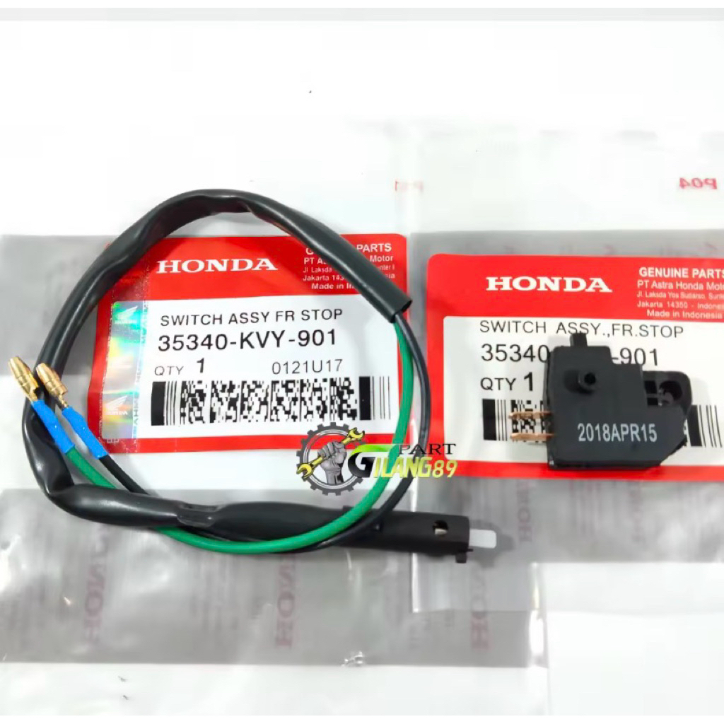 1 Set Switch Rem Kiri + Switch Rem Kanan Honda Beat F1 / Beat Pop / Beat Street / Vario 125 150 / Ge