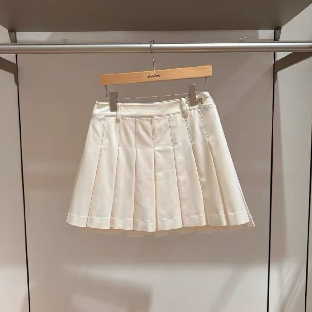 malbon stitched pleats skirt rok golf wanita women golf skirt